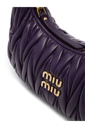 Borsa a spalla matelassé Mini Wander Miu Miu | 5BC125V-OOYN88F0030